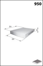 LUCAS FILTERS Suodatin, sisäilma LFCP245